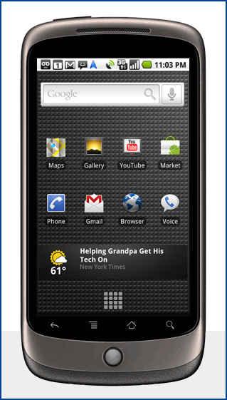 Logo de Google nexus one